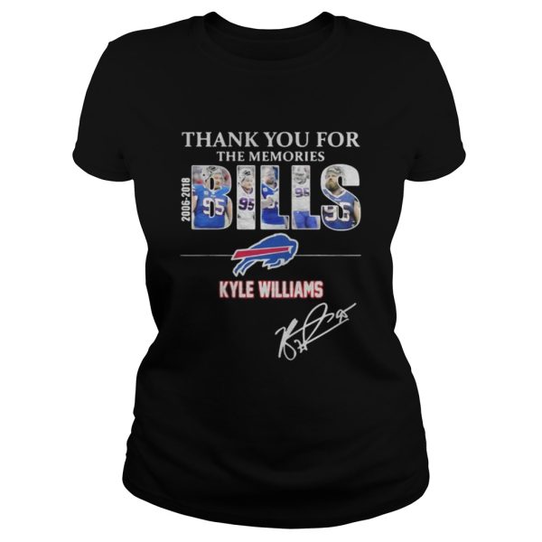 Thank you for the memories Bills Kyle Williams 95 shirt