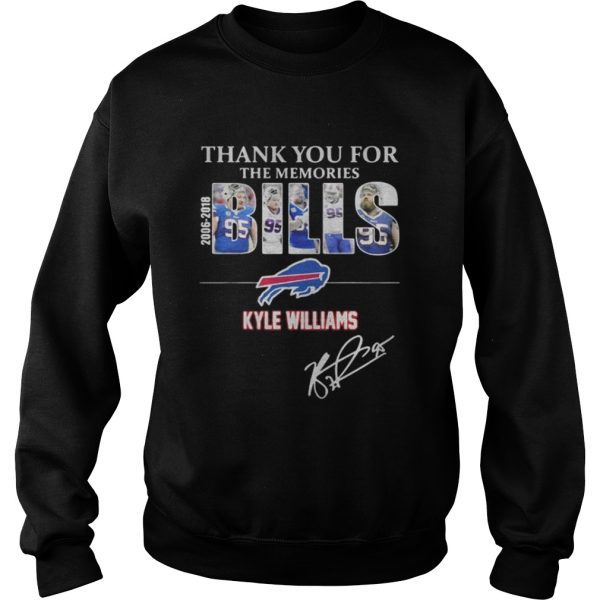 Thank you for the memories Bills Kyle Williams 95 shirt