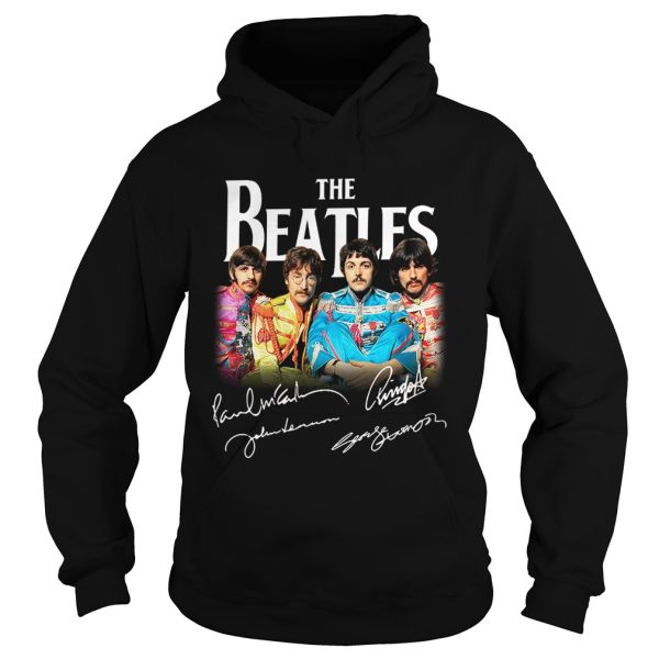 The Beatles John Lennon Paul McCartney George Harrison Ringo Starr signatures shirt