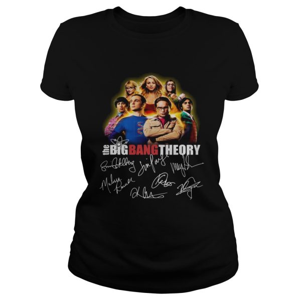 The Big Bang theory all signatures shirt