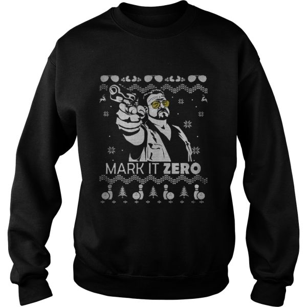 The Big Lebowski Mark it zero Christmas shirt