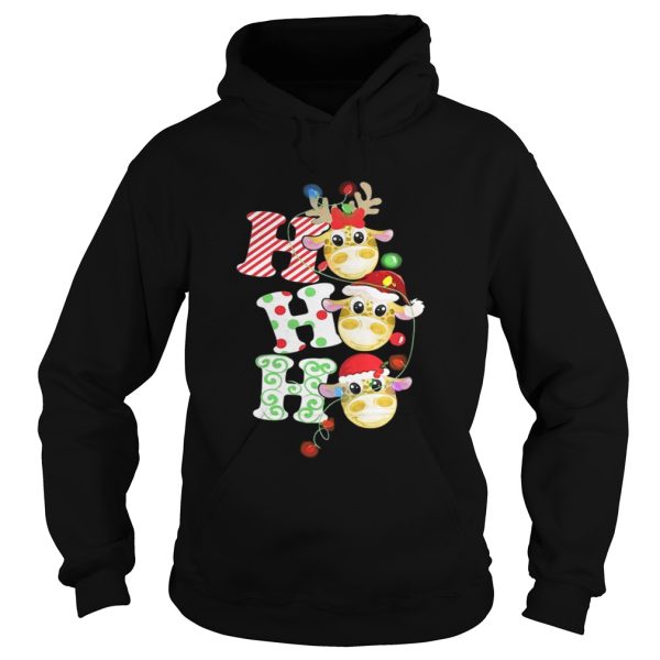 The Giraffe Christmas ho ho ho shirt