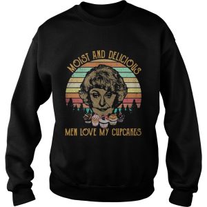 The Golden Girls Dorothy Zbornak moist and delicious men love my cupcakes retro shirt 3