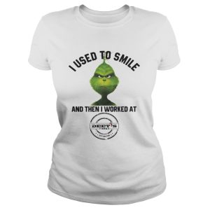 The Grinch I Used To Smile and Then I Worked Deets Barbecue shirt 2