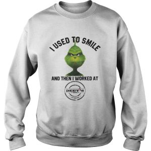 The Grinch I Used To Smile and Then I Worked Deets Barbecue shirt 3