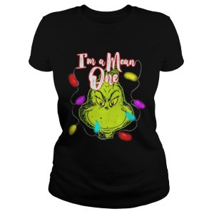 The Grinch Im a mean one christmas light shirt 2