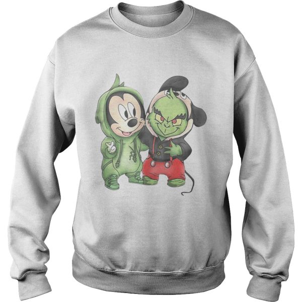 The Grinch Mickey Mouse Christmas Cartoon shirt