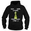 The Grinch Rock paper scissors throat punch I win shirt