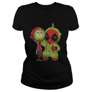 The Grinch and Deadpool baby shirt 2