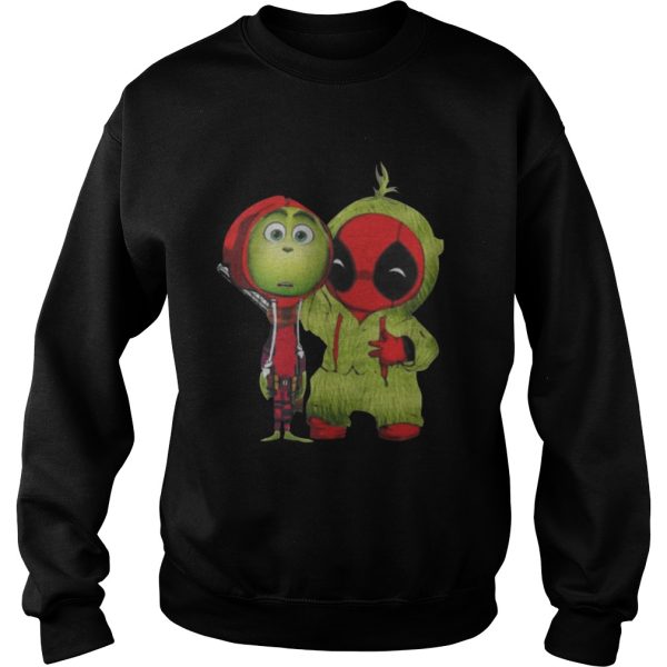 The Grinch and Deadpool baby shirt