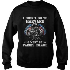 The I didnt go to harvard i went to parris island shirt 3