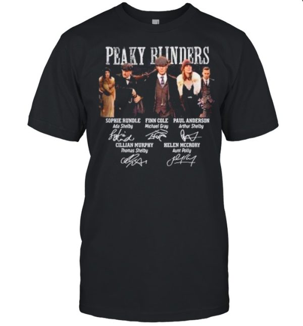 The Peaky Runders RIP Helen Mccrory 52 Year Signatures shirt