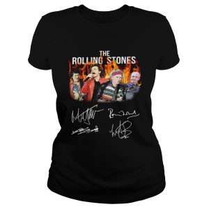The Rolling Stones Ronnie Wood Mick Jagger Keith Richards Charlie Watts signature shirt 1
