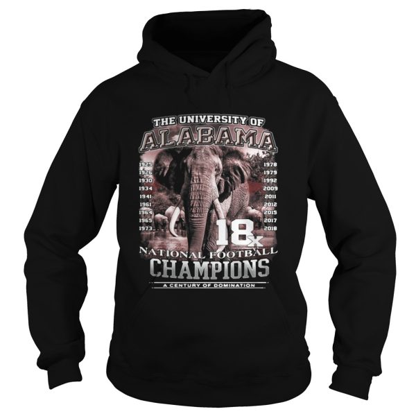 The University of Alabama National Football Champions a Century shirt