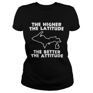 The higher the latitude the better the attitude shirt 2