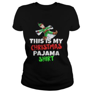 This Is My Christmas Pajama Santa ELF shirt 2
