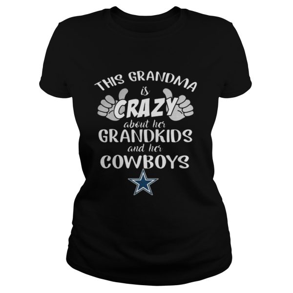 This grandma crazy about her grandkids and her Cowboys shirt