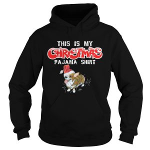 This is My Christmas Pajama Corgi Dogs Santa Shirt 1