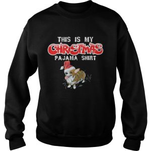 This is My Christmas Pajama Corgi Dogs Santa Shirt 3