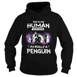 This is my human costume I'm really a penguin shirt 1
