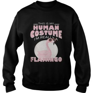 This is my human costume Im really a Flamingo shirt 3