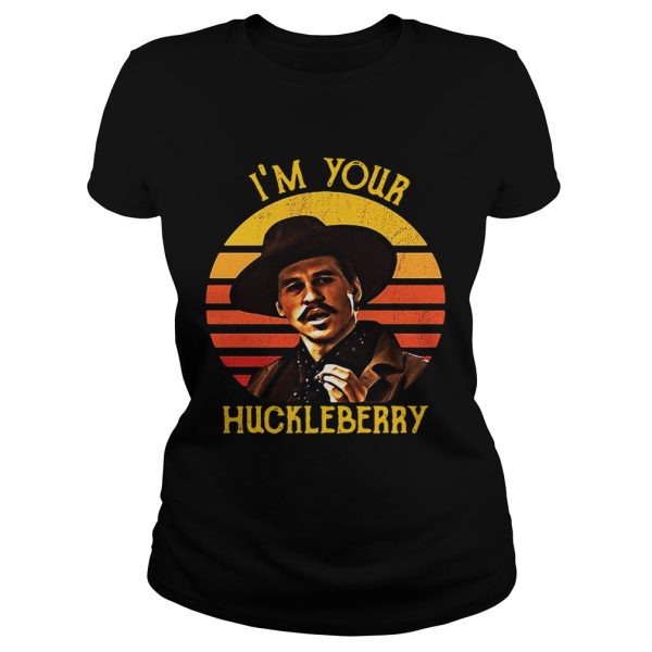 Tombstone John Henry Doc Holliday I’m your Huckleberry retro shirt