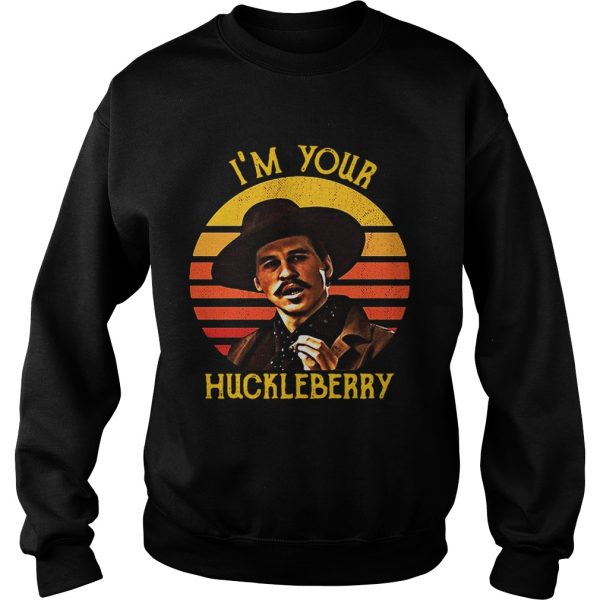 Tombstone John Henry Doc Holliday I’m your Huckleberry retro shirt
