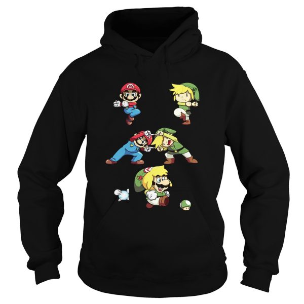 Toon Link Zelda fusion Mario shirt