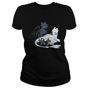 Toothless Light Fury and Night Lights in the Hidden World shirt 1