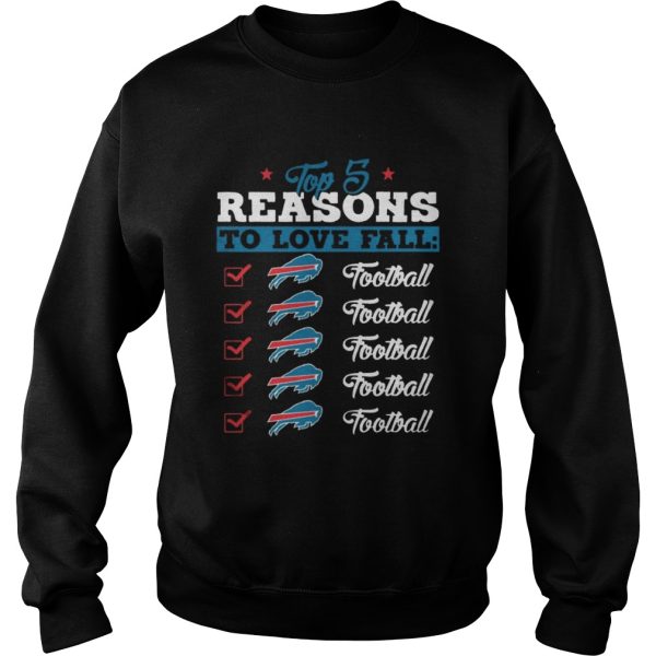 Top 5 Reasons To Love Falls Bills Football Team T-Shirt