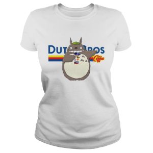 Totoro drinking Dutch Bros coffee shirt 2