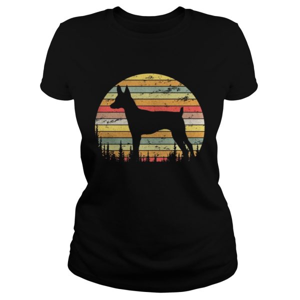 Toy Fox Terrier Dog Retro 70s Vintage Dog Lover Shirt