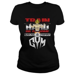 Train hard Saiyan Empire Gym shirt 1