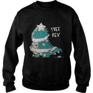 Tree TRex Christmas Ugly shirt 3