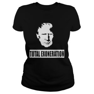 Trump Illustration Total Exoneration Exonerated shirt 1