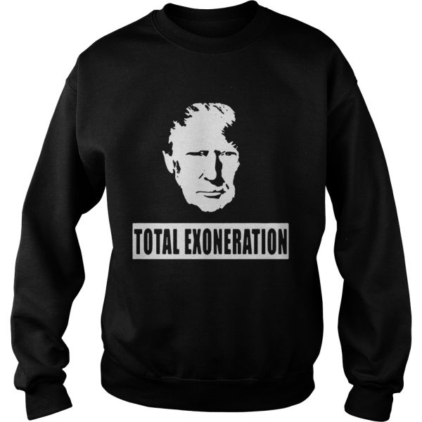 Trump Illustration Total Exoneration Exonerated shirt