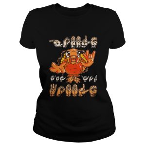 Turkey sign language I love you shirt 1