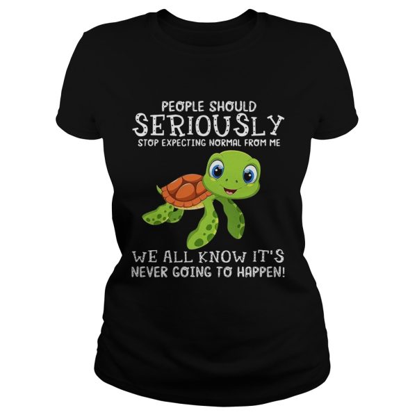 Turtle people should seriously stop expecting normal shirt