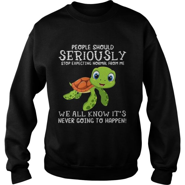 Turtle people should seriously stop expecting normal shirt