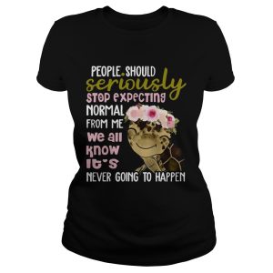 Turtle shirt People Should Seriously Stop Expecting Normal From Me shirt 1