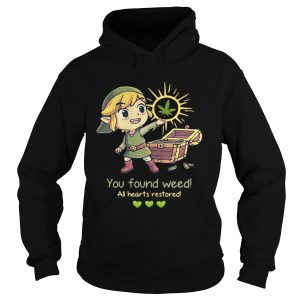 Twilight Princess You found weed all hearts restored shirt 3