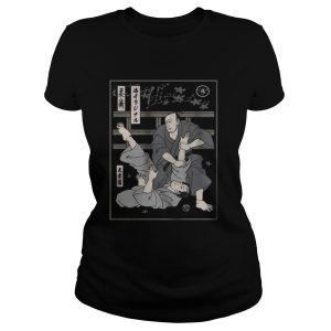 Two Samurai wrestling knockout shirt 1 Two Samurai wrestling knockout shirt 2