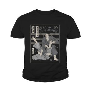 Two Samurai wrestling knockout shirt 2 Two Samurai wrestling knockout shirt 3