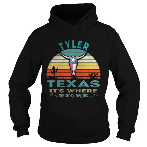 Tyler Texas its where my story begins sunset shirt