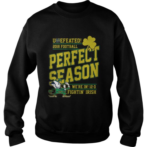 Undefeated 2018 Football Perfect Season Were In 120 Fightin Irish shirt