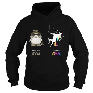 Unicorn Before And After Gym Shirt 1