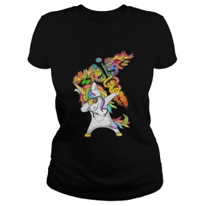 Unicorn Dabbing Nurse Shirt 2