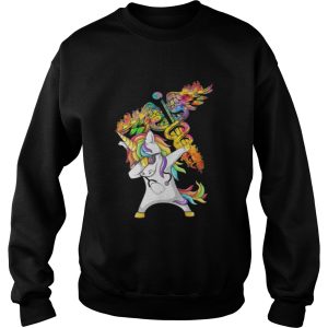 Unicorn Dabbing Nurse Shirt 3