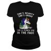Unicorn She’s beauty she’s grace she’ll punch you in the face shirt