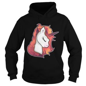 Unicorn Spirit Animal Sunrise Over The Trees Art Shirt 2